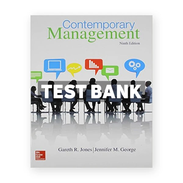 Contemporary Management 9th edition Jones Test Bank