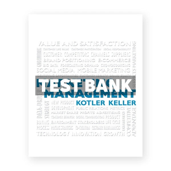 Marketing Management 15th edition Kotler Test Bank