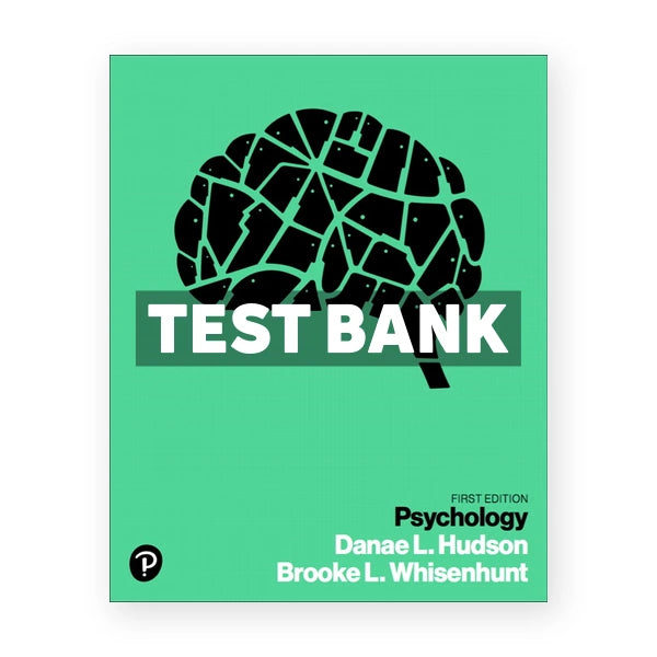 Psychology 1st edition Hudson Test Bank