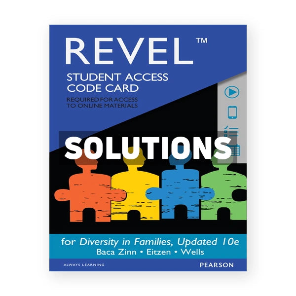 Diversity in Families 10th edition Zinn Solutions Manual