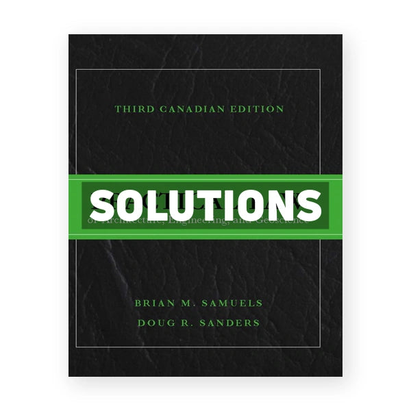 Practical Law of Architecture Engineering and Geoscience (Canadian) 3rd edition Samuels Solutions Manual