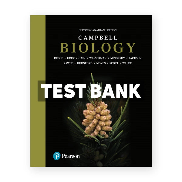 Campbell Biology (Canadian) 2nd edition Reece Test Bank