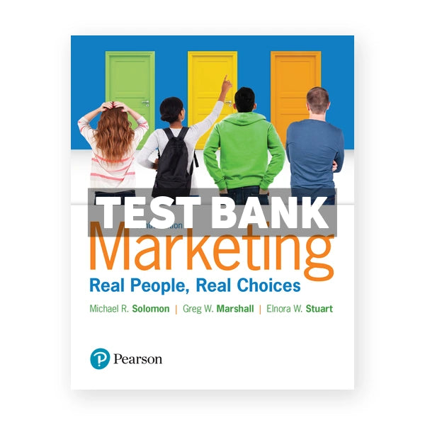 Marketing Real People Real Choices 9th edition Solomon Test Bank