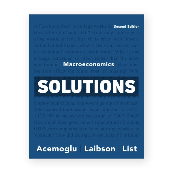 Macroeconomics 2nd edition Acemoglu Solutions Manual