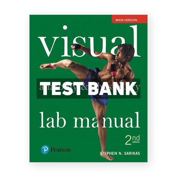 Visual Anatomy and Physiology Lab Manual Main Version 2nd edition Sarikas Test Bank
