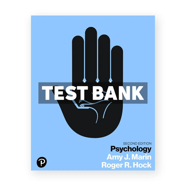 Psychology 2nd edition Marin Test Bank