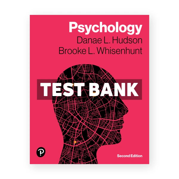 Psychology 2nd edition Hudson Test Bank