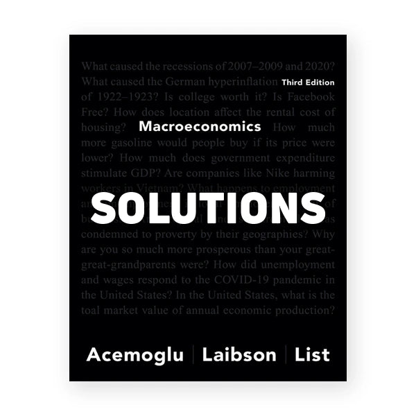 Macroeconomics 3rd edition Acemoglu Solutions Manual