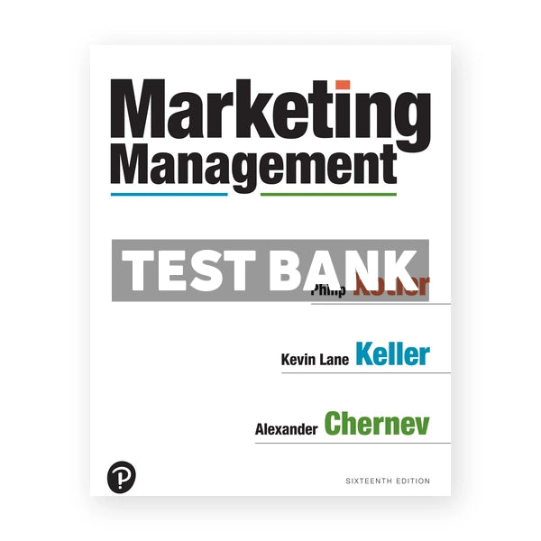 Marketing Management 16th edition Kotler Test Bank