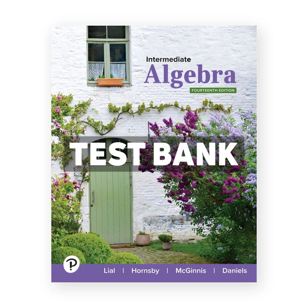 Intermediate Algebra 14th edition Lial Test Bank