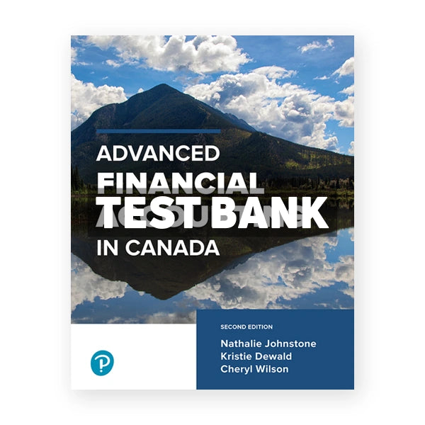 Advanced Accounting in Canada (Canadian) 2nd edition Johnstone Test Bank
