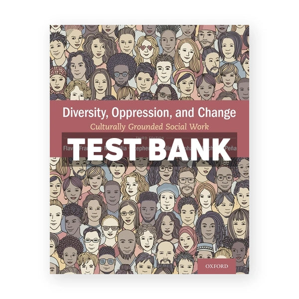 Diversity Oppression and Change - Culturally Grounded Social Work 3rd edition Marsiglia Test Bank