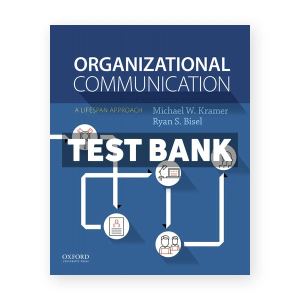 Organizational Communication 1st edition Kramer Test Bank