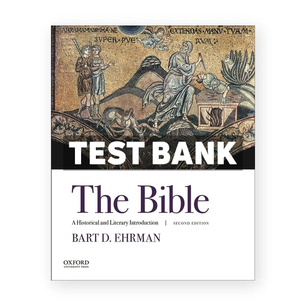 The Bible A Historical and Literary Introduction 2nd edition Ehrman Test Bank