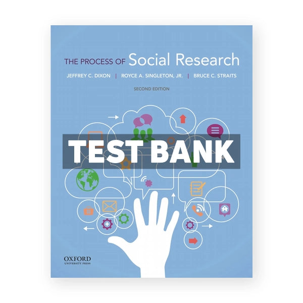 Process of Social Research 2nd edition Dixon Test Bank