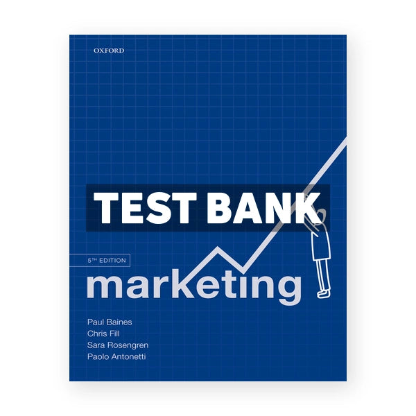 Marketing 5th edition Baines Test Bank