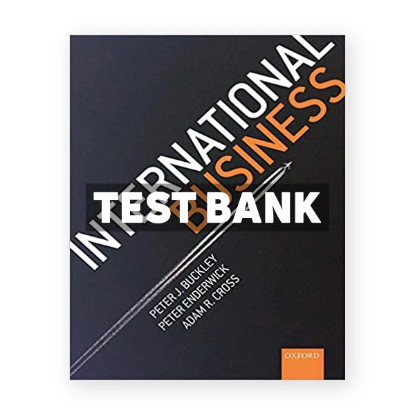 International Business 1st edition Buckley Test Bank