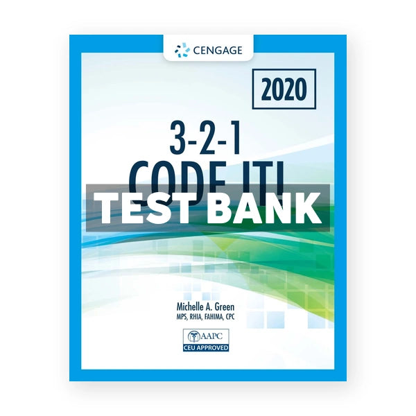 3-2-1 Code It 2020 8th edition Green Test Bank