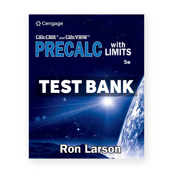 Precalculus with Limits 5th edition Larson Test Bank