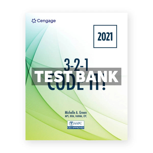 3 2 1 Code It 2021 9th edition Green Test Bank