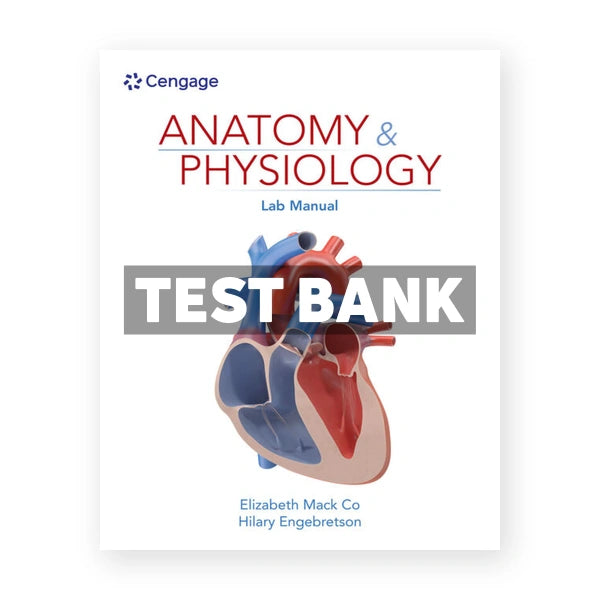 Anatomy & Physiology Lab Manual 1st edition Co Test Bank