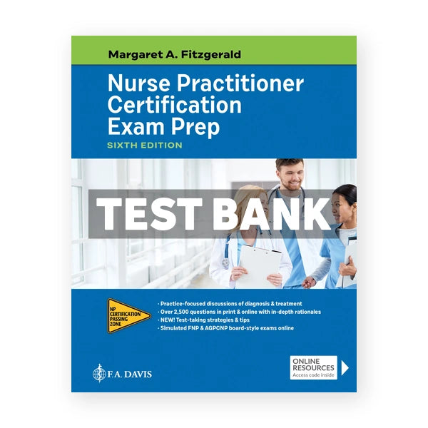 Nurse Practitioner Certification Exam Prep 6th edition Fitzgerald Test Bank