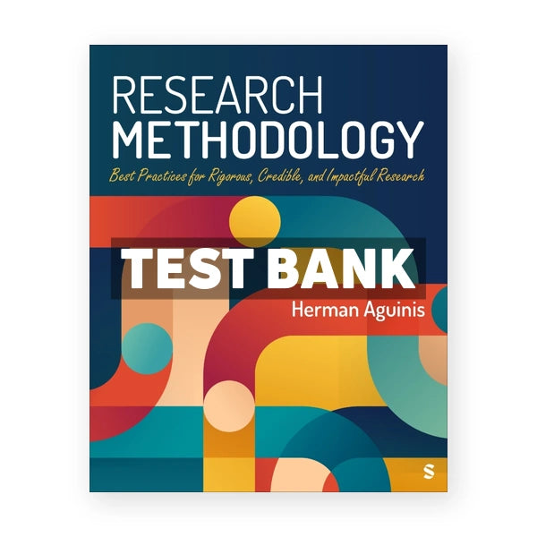 Research Methodology 1st edition Aguinis Test Bank