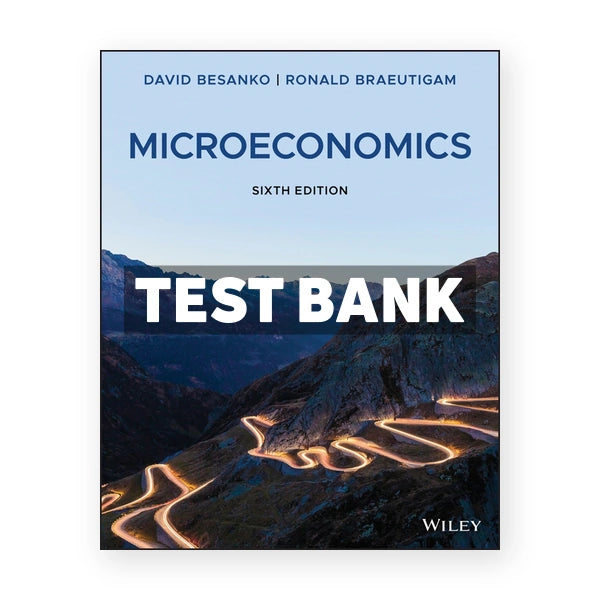 Microeconomics 6th edition Besanko Test Bank