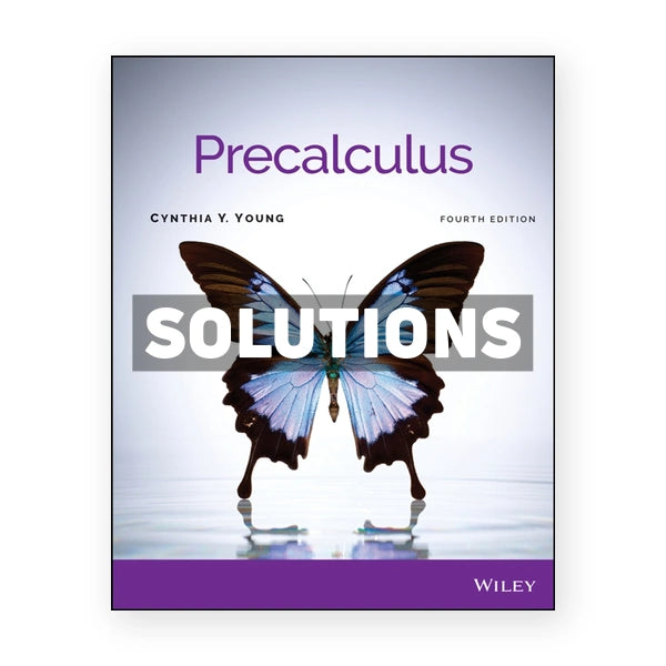Precalculus 4th edition Young Solutions Manual