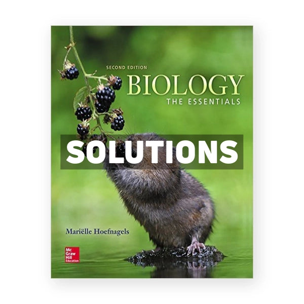 Biology The Essentials 2nd edition MariÃ«lle Hoefnagels Solutions Manual