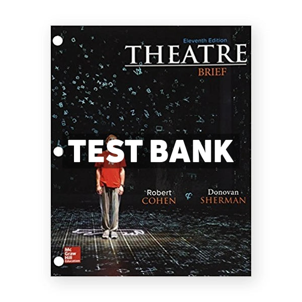 Theatre Brief 11th edition Cohen Test Bank