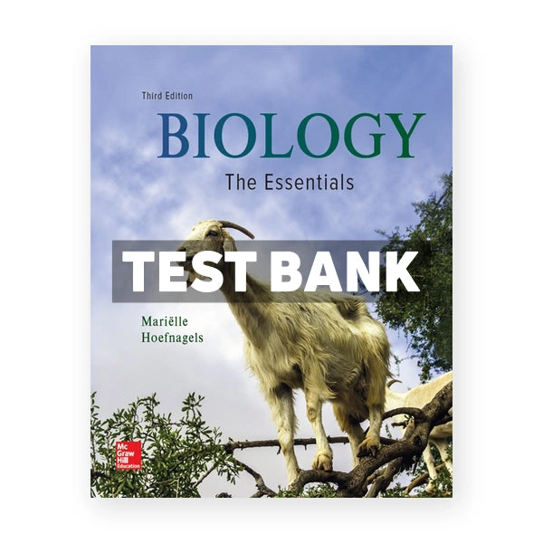 Biology The Essentials 3rd edition Hoefnagels Test Bank