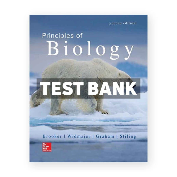 Principles of Biology 2nd edition Brooker Test Bank