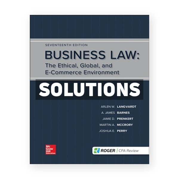 Business Law 17th edition Langvardt Solutions Manual