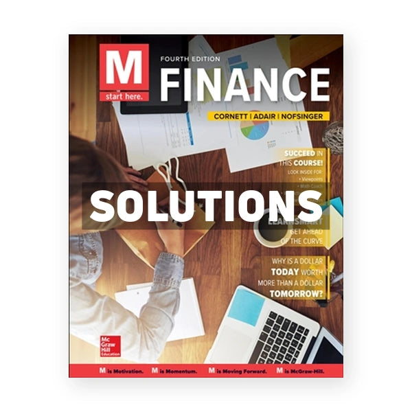 M Finance 4th edition Cornett Solutions Manual
