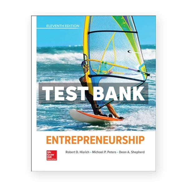 Entrepreneurship 11th edition Hisrich Test Bank