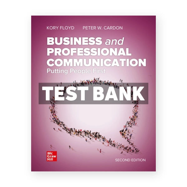Business and Professional Communication 2nd edition Floyd Test Bank