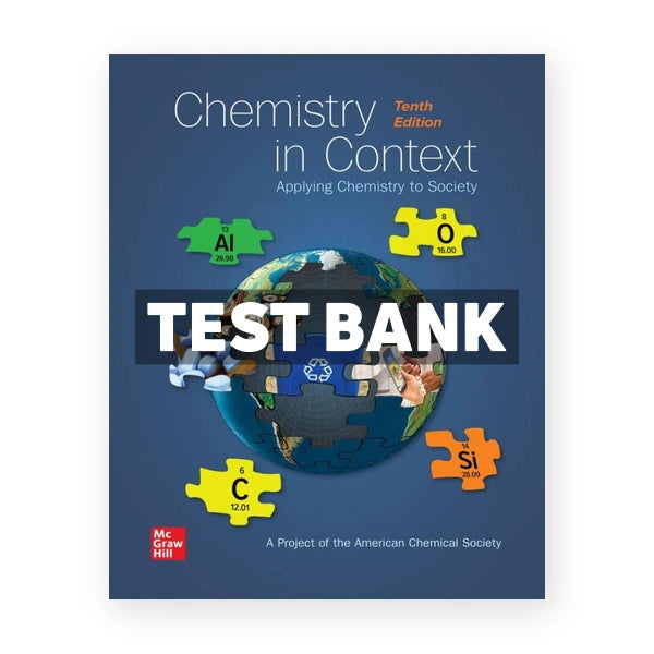 Chemistry in Context 1st edition Society Test Bank