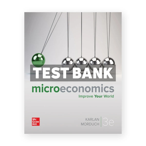 Microeconomics 3rd edition Karlan Test Bank