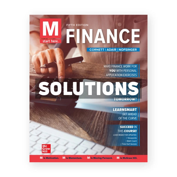 M Finance 5th edition Cornett Solutions Manual