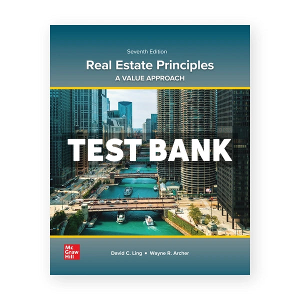 Real Estate Principles 7th edition Ling Test Bank