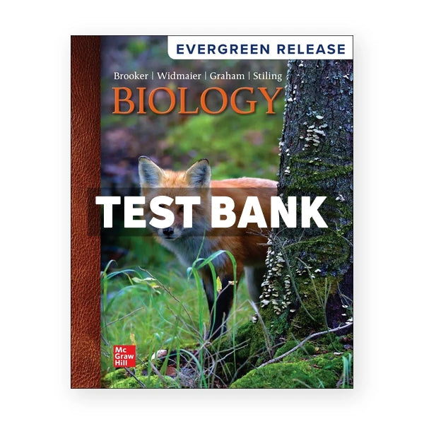 Biology 2025 Release 1st edition Brooker Test Bank
