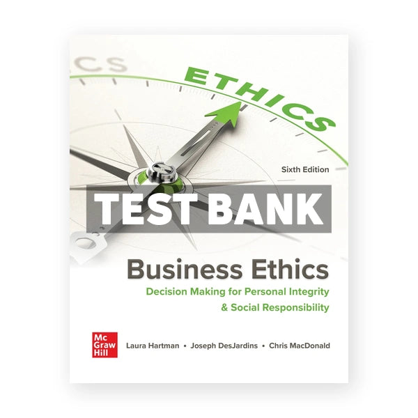 BusinessÂ Ethics 6th edition Hartman Test Bank