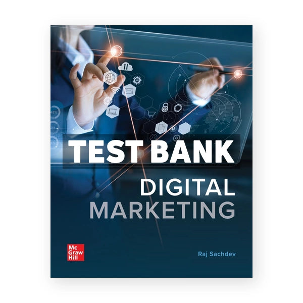 Digital Marketing 1st edition Sachdev Test Bank