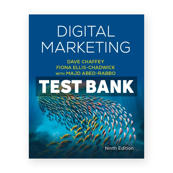 Digital Marketing 9th edition Chaffey Test Bank