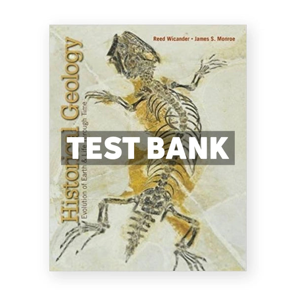 Historical Geology 8th edition Wicander Test Bank