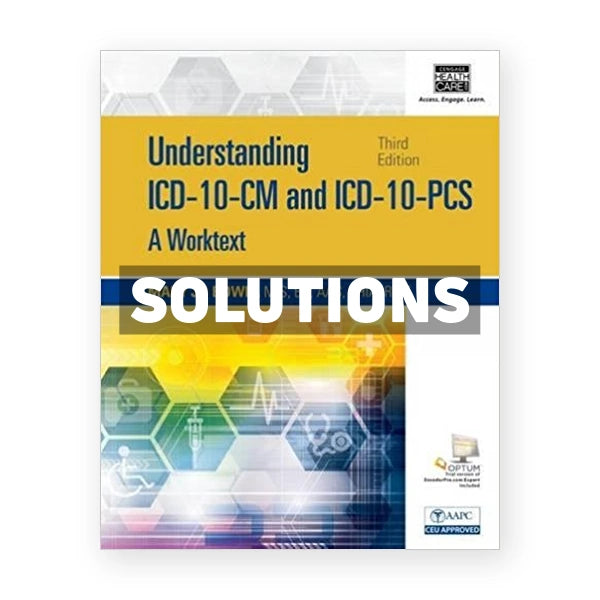 Understanding ICD 10 CM and ICD 10 PCS A Worktext Spiral bound Version 3rd edition Bowie Solutions Manual