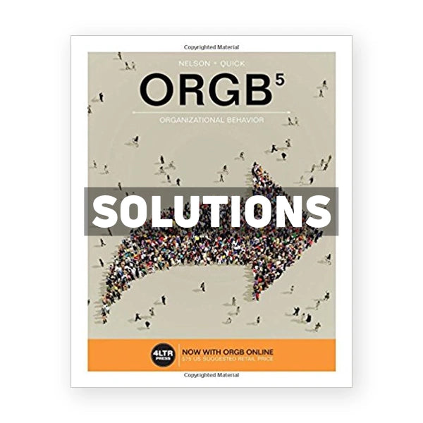 ORGB 5th edition Nelson Solutions Manual