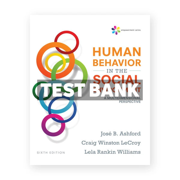 Empowerment Series Human Behavior in the Social Environment 6th edition Ashford Test Bank