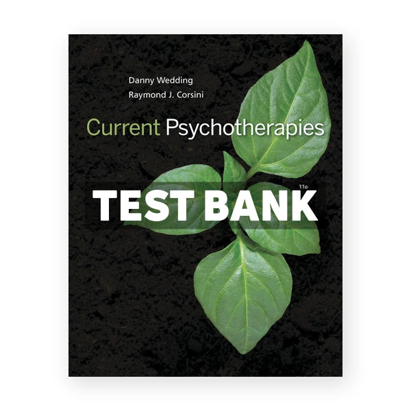 Current Psychotherapies 11th edition Wedding Test Bank